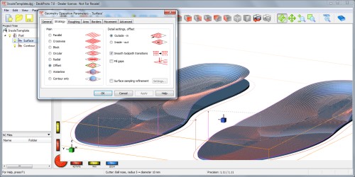 Custom podiatric insole, created by Last Foot Technology